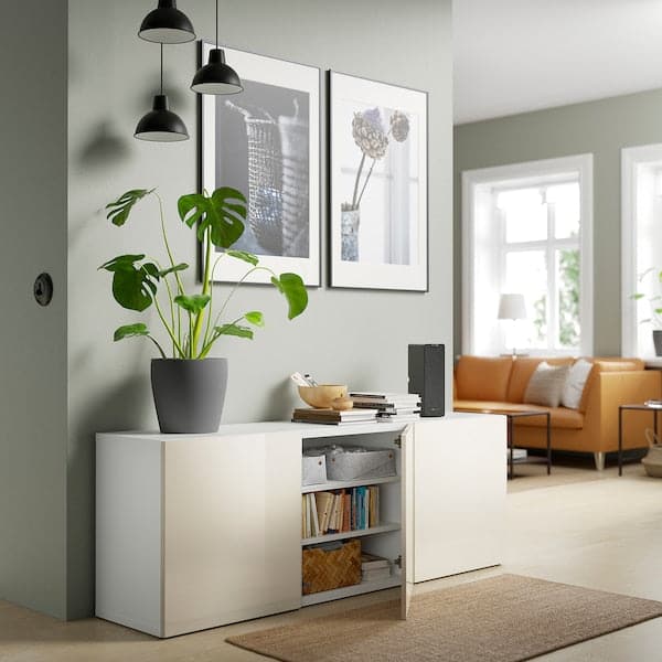 Ikea BESTÅ - Cabinet with doors , 180x42x65 cm