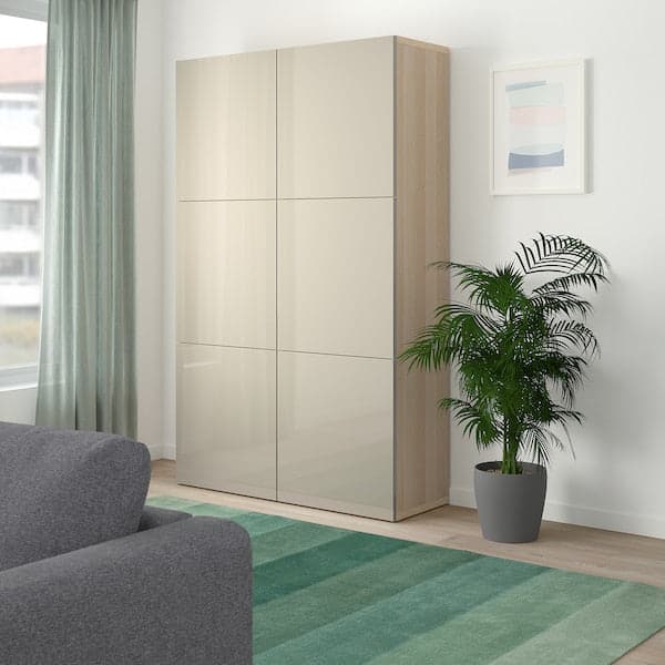 Ikea BESTÅ - Cabinet with doors , 120x42x193 cm