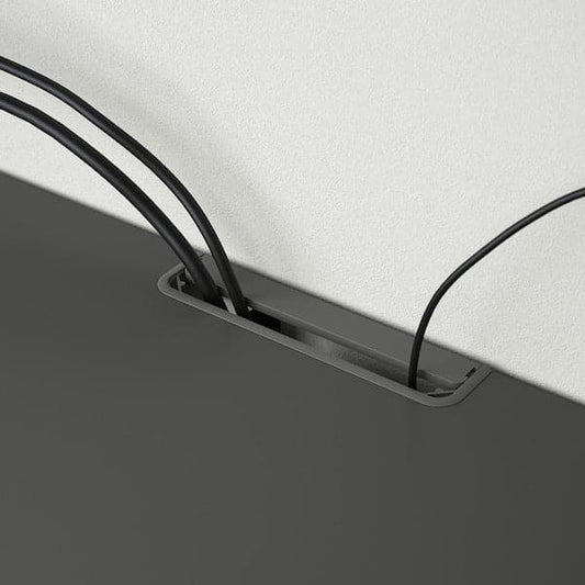 BESTÅ - TV bench, dark grey, 180x40x38 cm - best price from Maltashopper.com 50538611