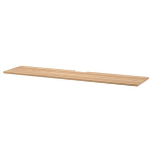 BESTÅ - Top panel for TV, oak veneer, 180x42 cm - best price from Maltashopper.com 80496365