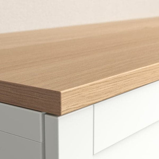 BESTÅ - Top panel, oak veneer, 180x42 cm - best price from Maltashopper.com 00472919