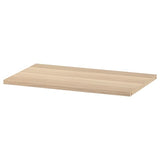 BESTÅ shelf, white stained oak effect, 56x36 cm