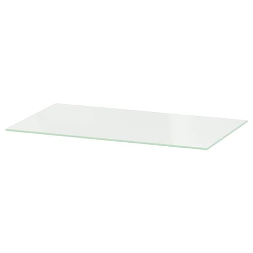 BESTÅ - Glass shelf, glass, 56x36 cm