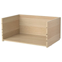 BESTÅ drawer frame, white stained oak effect, 60x25x40 cm