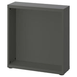 BESTÅ frame, dark grey, 60x20x64 cm