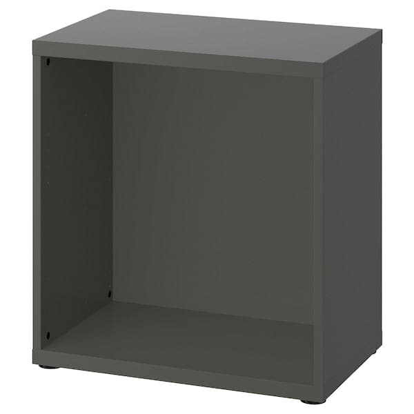 BESTÅ frame, dark grey, 60x40x64 cm