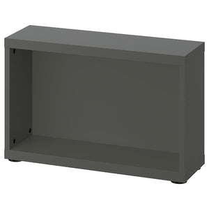 Ikea BESTÅ - Frame, dark grey, 60x20x38 cm