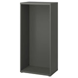 BESTÅ frame, dark grey, 60x40x128 cm