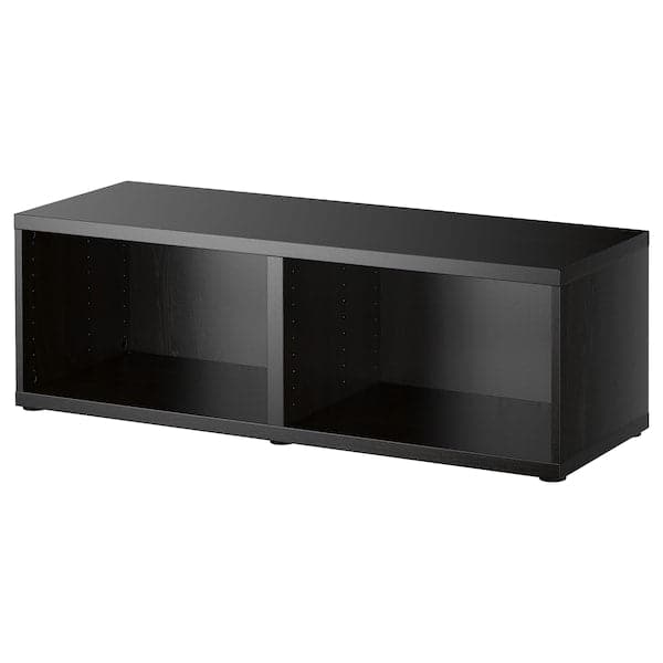 BESTÅ frame, black-brown, 120x38x40 cm