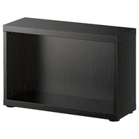 BESTÅ frame, black-brown, 60x20x38 cm