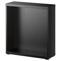 BESTÅ frame, black-brown, 60x20x64 cm
