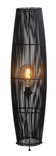 MOVIS Black floor lamp H 88 cm - Ø 24 cm - best price from Maltashopper.com CS656117