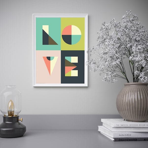 Ikea BILD - Poster, Love, 30x40 cm