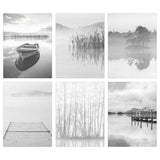BILD poster, rowing boat and piers, 30x40 cm, 6 pack