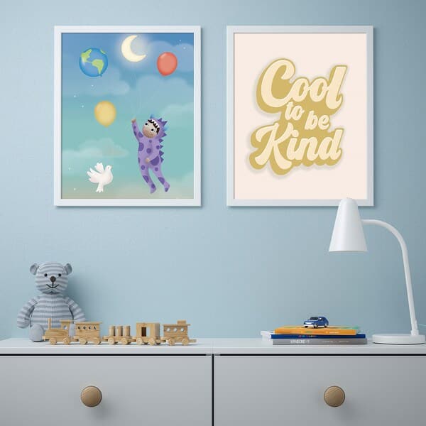 Ikea BILD - Poster, cool to be kind dorato, , 40x50 cm