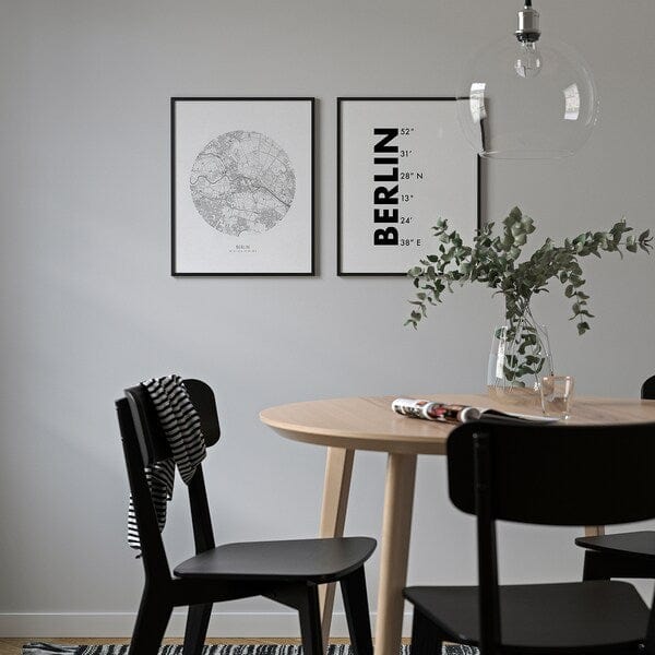 Ikea BILD - Poster, coordinates, Berlin,40x50 cm