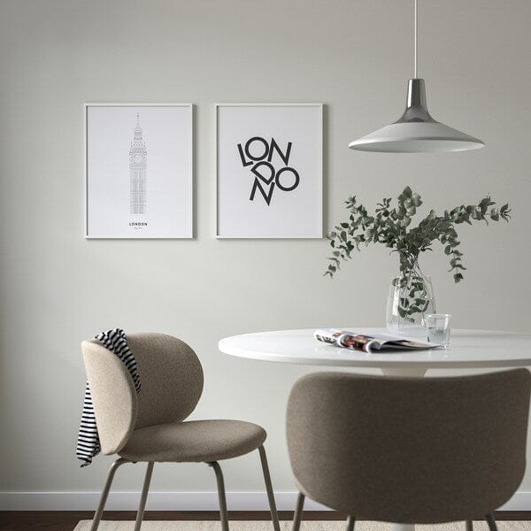 Ikea BILD - Poster, scattered letters, London,40x50 cm