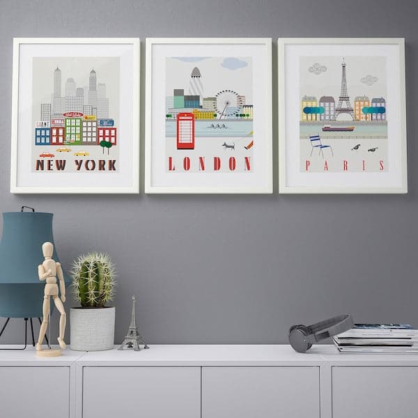 BILD - Poster, London, Paris, New York , 40x50 cm - best price from Maltashopper.com 80441815