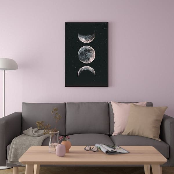 Ikea PICTURE Poster - Luna 61x91 cm ,