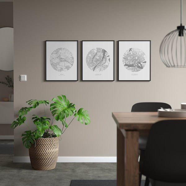 Ikea BILD - Poster, map, Copenhagen,40x50 cm