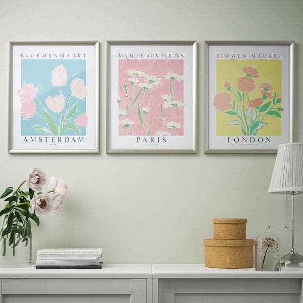 Ikea BILD - Poster, flower markets, , 40x50 cm