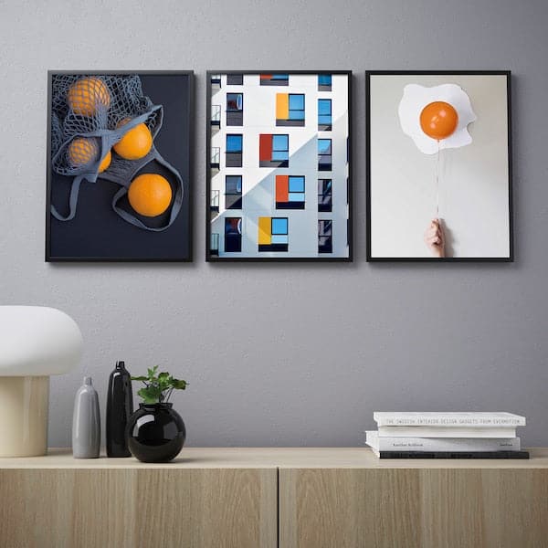 Ikea BILD - Poster, net of oranges, , 30x40 cm