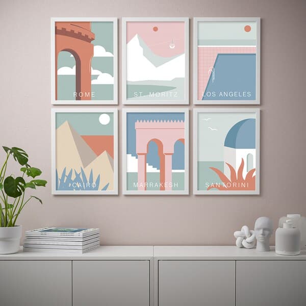 Ikea BILD - Poster, Modern Traveller, , 30x40 cm