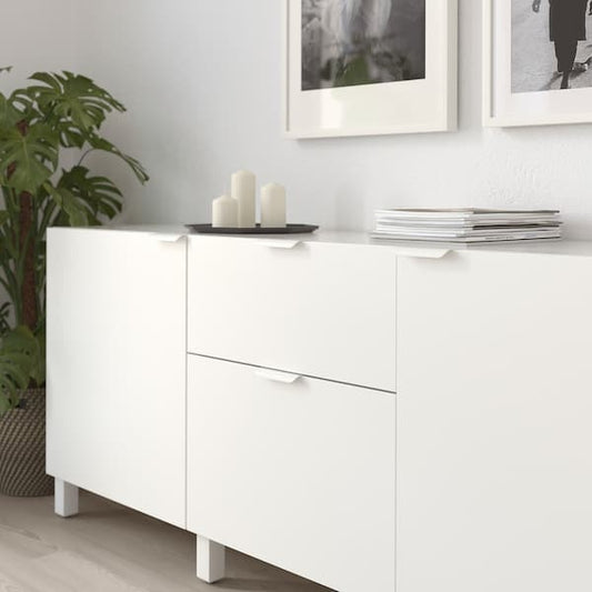 Ikea BILLSBRO - Handle, white, 120 mm