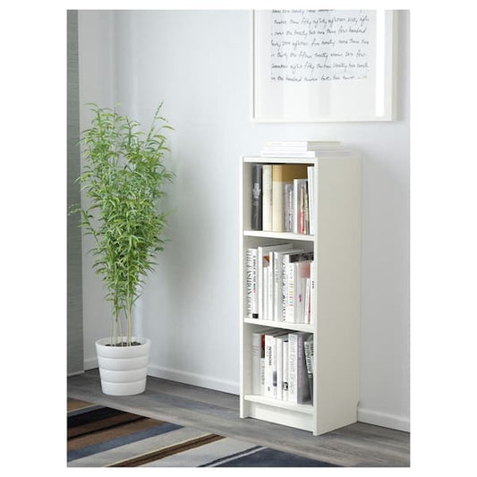Ikea BILLY - Bookcase, white, 40x28x106 cm