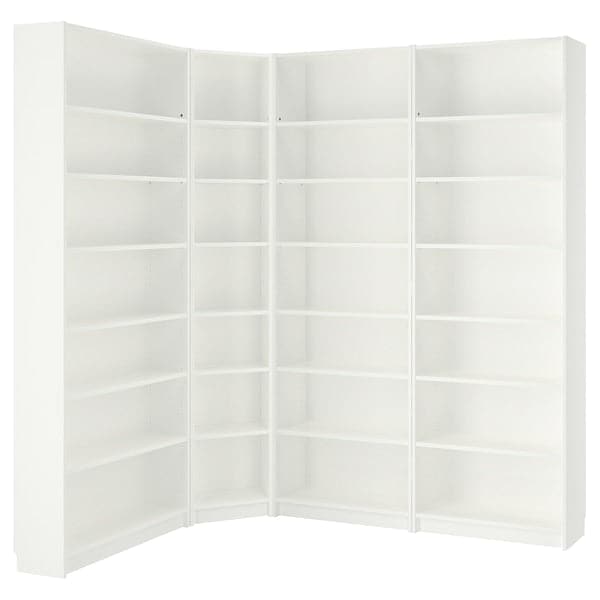 Ikea BILLY - Bookcase, white, 215/135x28x237 cm