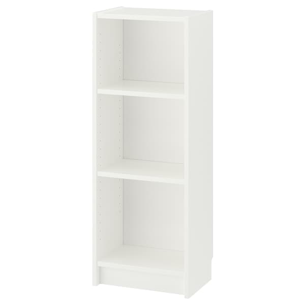 BILLY bookcase, white, 40x106x28 cm