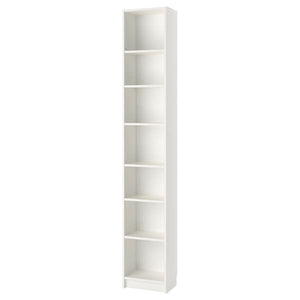 Ikea BILLY - Bookcase, white, 40x28x237 cm