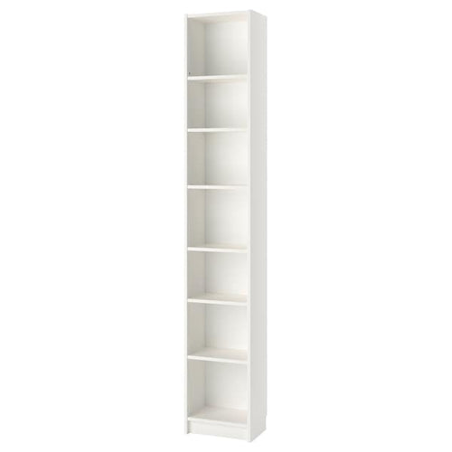 BILLY - Bookcase, white, 40x28x237 cm