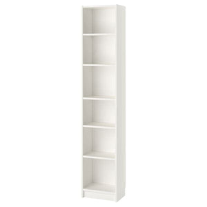 Ikea BILLY - Bookcase, white, 40x28x202 cm