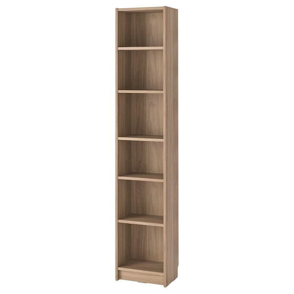 Ikea BILLY - Bookcase, oak effect, 40x28x202 cm