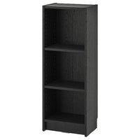 BILLY bookcase, black oak effect, 40x28x106 cm