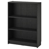 BILLY bookcase, black oak effect, 80x28x106 cm