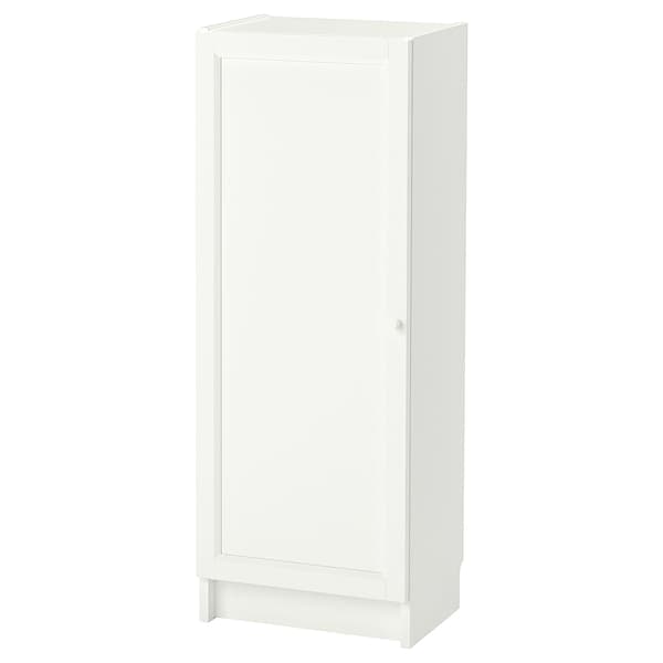 BILLY / OXBERG - Bookcase with door, white, 40x30x106 cm - best price from Maltashopper.com 69287392