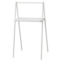 BJÖRKÅSEN folding table, white, 59x110x35 cm