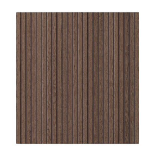 Ikea BJÖRKÖVIKEN - Door, brown stained oak veneer, 60x64 cm