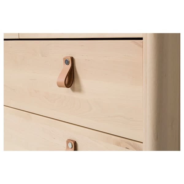 Ikea BJÖRKSNÄS - Chest of 5 drawers, birch, 90x90 cm
