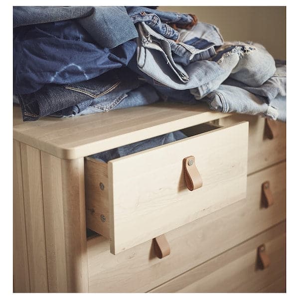 Ikea BJÖRKSNÄS - Chest of 5 drawers, birch, 90x90 cm