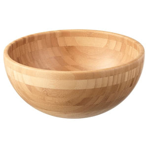 Ikea BLANDA MATT - Serving bowl, bamboo, 28 cm