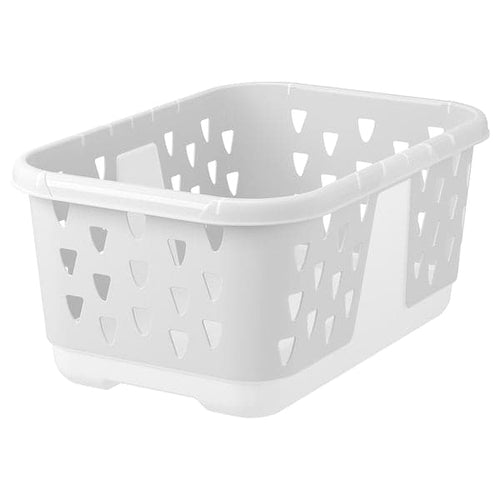 BLASKA - Clothes-basket, white, 36 l