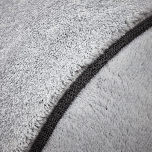 Ikea BLÅSKATA - Cushion, cylindrical/light grey,80 cm