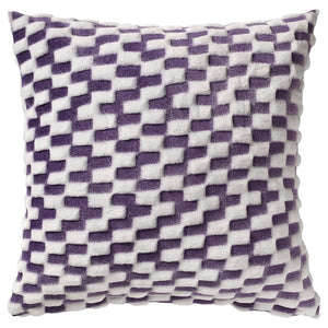 Ikea BLÅSKATA - Cushion cover, purple/patterned, 50x50 cm