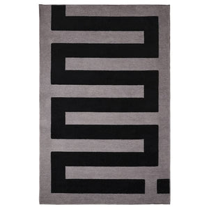 Ikea BLÅSKATA - Rug, black/grey, 105x160 cm