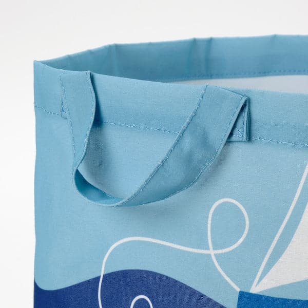 Ikea BLÅVINGAD - Storage bag, ocean animals pattern/multicolour