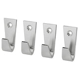 BLECKA hook, nickel-plated, 5 cm, 4 pack