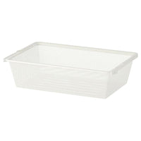 BOAXEL mesh basket, white, 60x40x15 cm